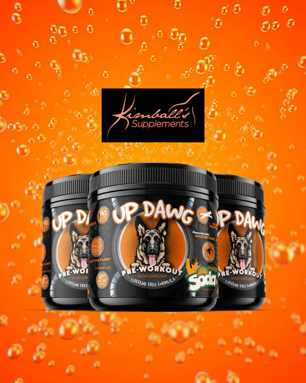 UpDawg Non-Caffeinated Pre-Workout: Orange Soda Flavor 15/30 Serving Size
